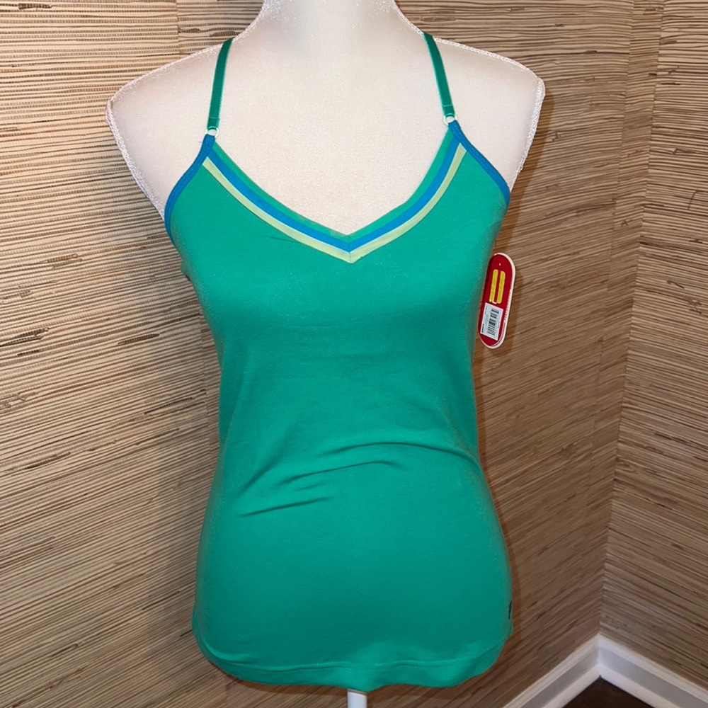 Fila technical tank green racerback small nwt!